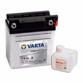 Varta 503 013 001 MC batteri 12 volt 3Ah (+pol til høyre)